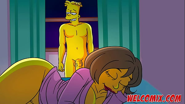 Barty fucking the hot MILF&rsquo;s ass! Simpsons porn toons