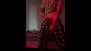 Dirty talking dom jerks off then gives you a facial
