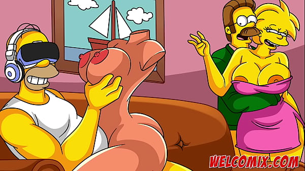 Flandis ripped the hottie&rsquo;s ass! Simpsons porn toons