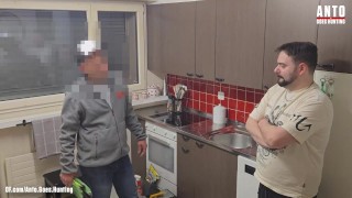 I Convince This Handsome Straight Married Plumber to Try His First Blowjob by a Man and He Let&rsquo;s Me