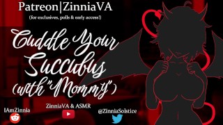 SFW ASMR/RP – Cuddle Your Succubus (w/ »Mommys ») [(T)F4A][Succubus GF][Magic][Size Difference]