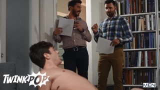 TWINKPOP – Twink Janitor Joey Mills Gets A Taste Of Kyle Connors&rsquo; Ginger Thick Cock